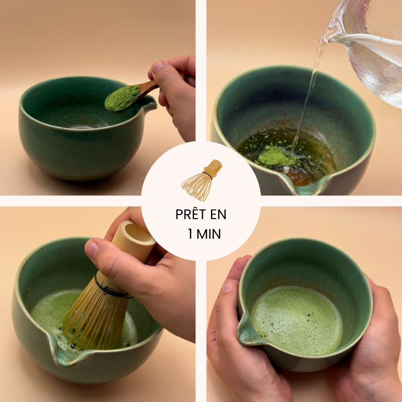 THÉ MATCHA CÉRÉMONIE BIO - HAUTE QUALITÉ