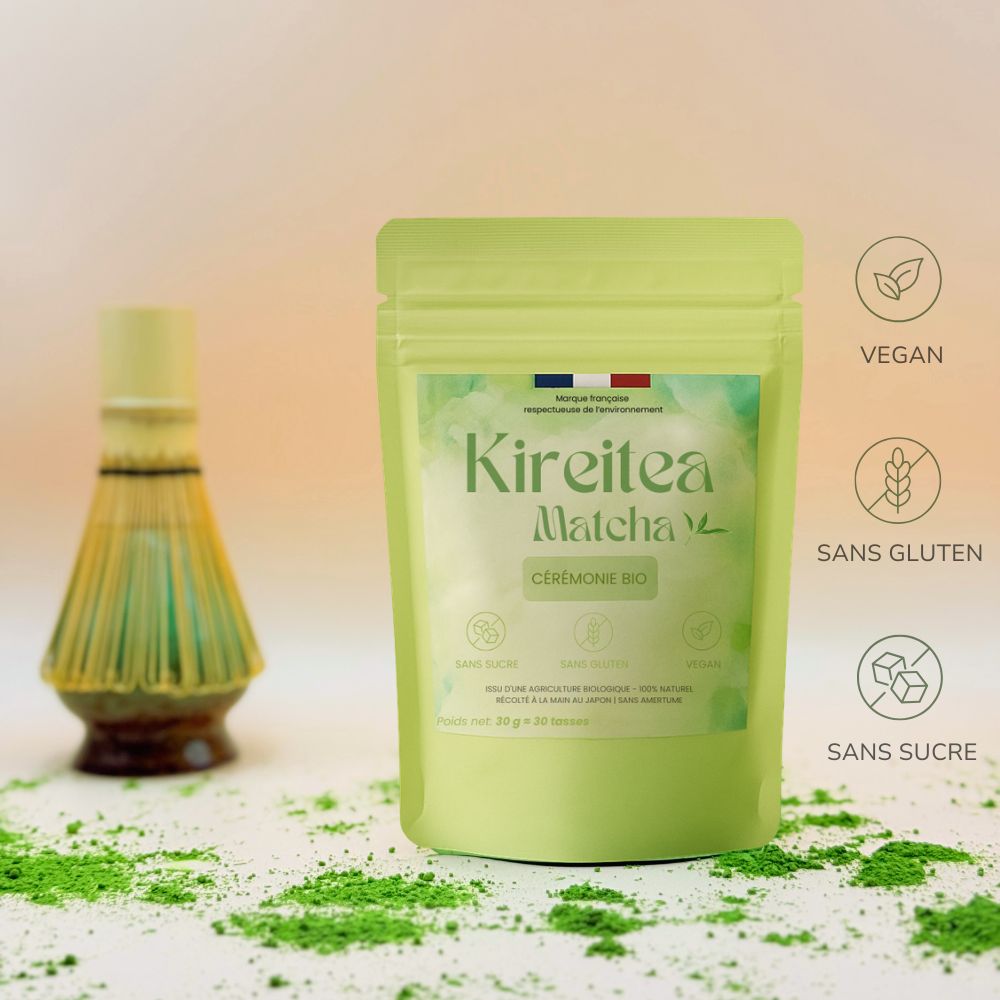 THÉ MATCHA CÉRÉMONIE BIO - HAUTE QUALITÉ