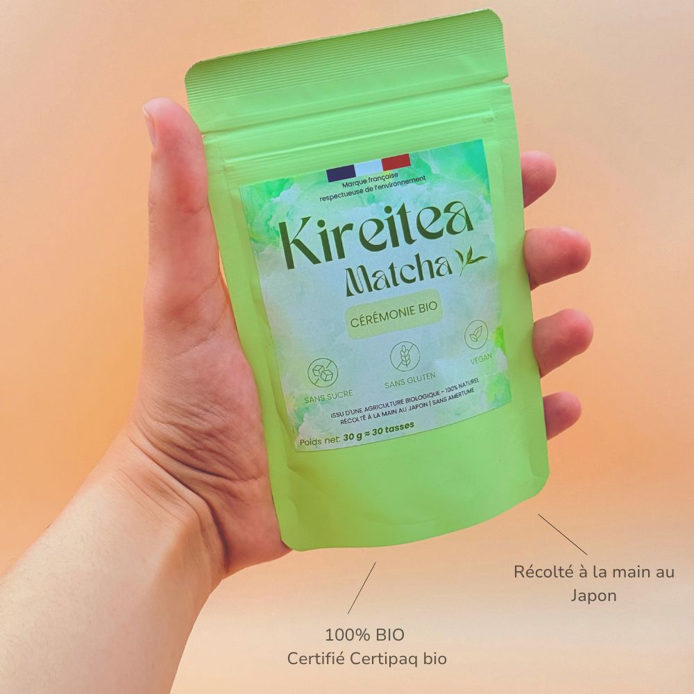 THÉ MATCHA CÉRÉMONIE BIO - HAUTE QUALITÉ